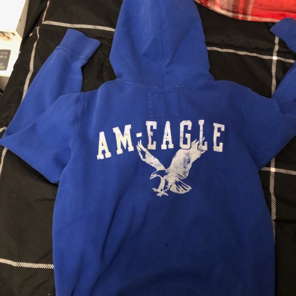 Blue American Eagle Hoodie - Picture 2 of 2